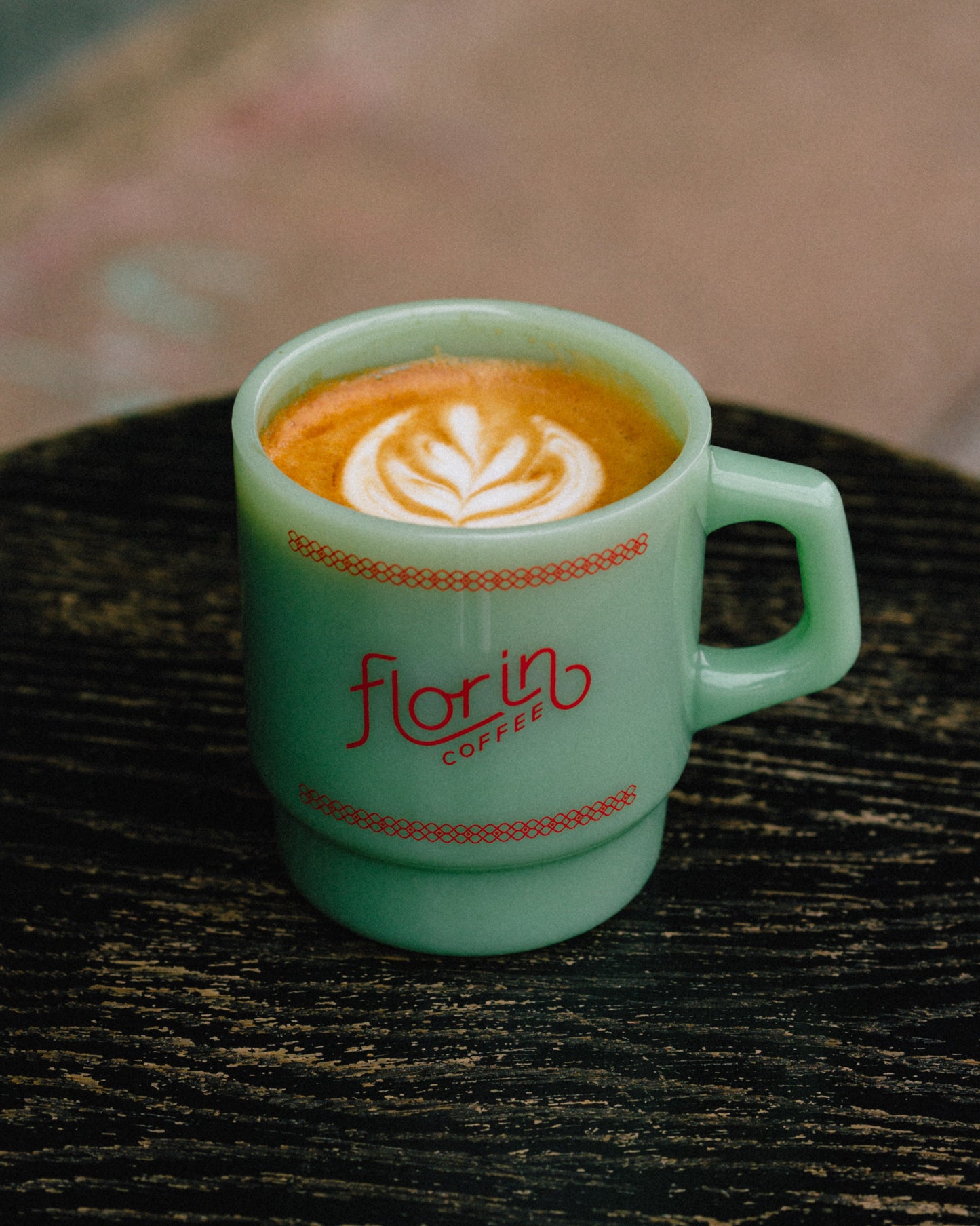 Florin Milk Glass Mug