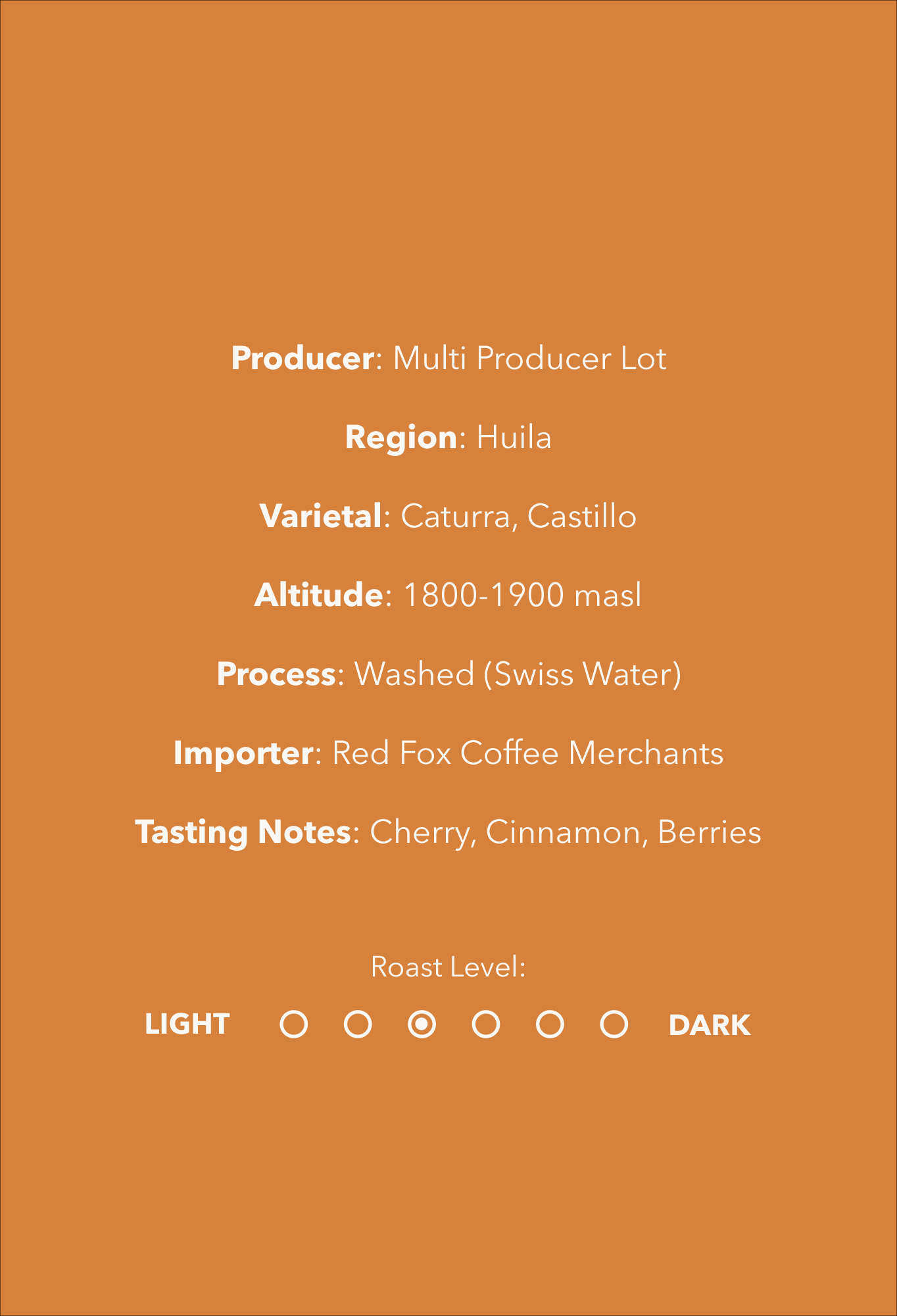 Decaf Colombia Pitalito Subscription