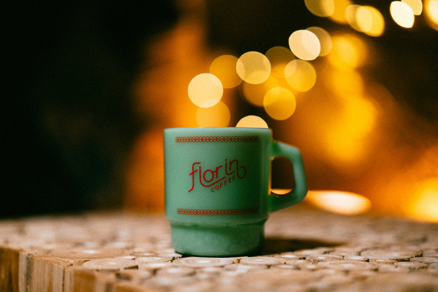 Florin Milk Glass Mug